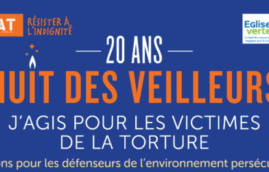 Célébration de la Nuit des veilleurs, vendredi 26 juin 20h00